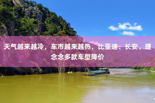 天气越来越冷，车市越来越热，比亚迪、长安、理念念多款车型降价